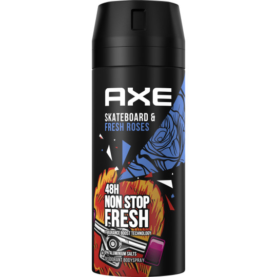 Axe Bodyspray Skateboard & Fresh Roses 150ML 