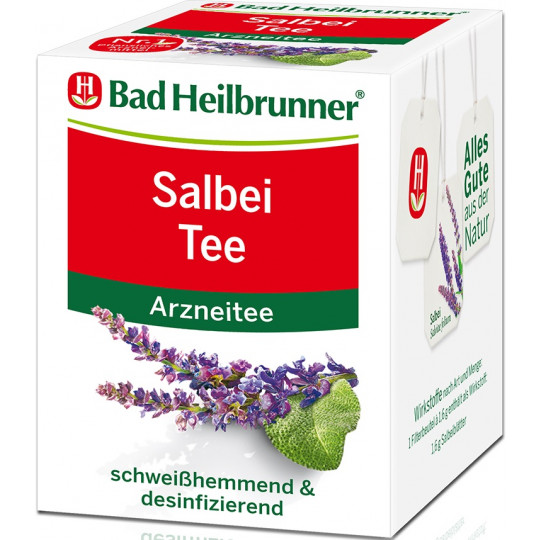 Bad Heilbrunner Salbei Tee 8ST 12,8G 