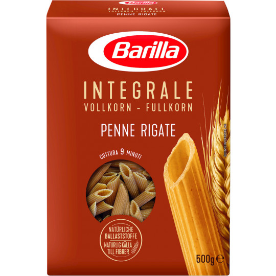 EDEKA24 | Barilla Nudeln Pennette Rigate Integrale Vollkorn 500G