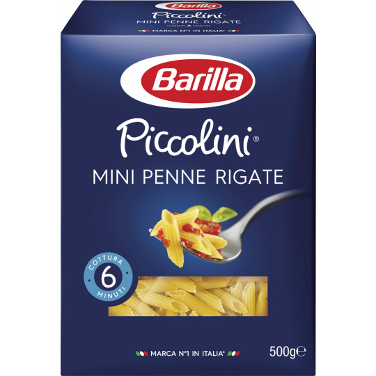 Barilla Nudeln Piccolini Mini Penne Rigate 500G 