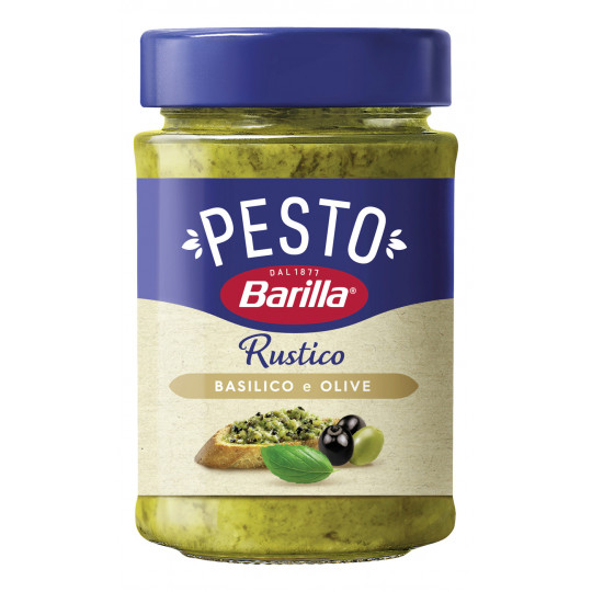 Barilla Pesto Rustico Basilico e Olive 200G 