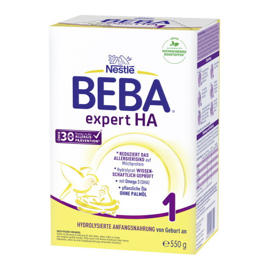 Nestlé Beba Expert HA1 von Geburt an 550G 
