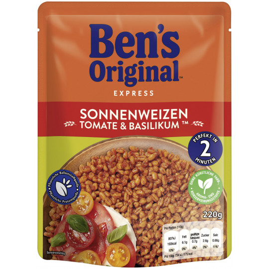 Ben's Original Express Sonnenweizen Tomate Basilikum 220G 