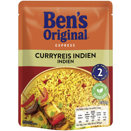 Ben's Expressreis Curry 250g 