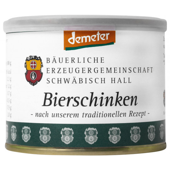 Bäuerliche Erzeugergemeinschaft Schwäbisch Hall Demeter Bio-Bierschinken 200g 