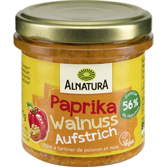 Alnatura Bio Paprika Walnuss Aufstrich 135G 