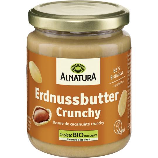 Bio Alnatura Erdnusscreme Crunchy 250G 