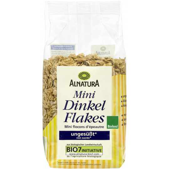 Alnatura Bio Mini Dinkel Flakes ungesüßt 175G 