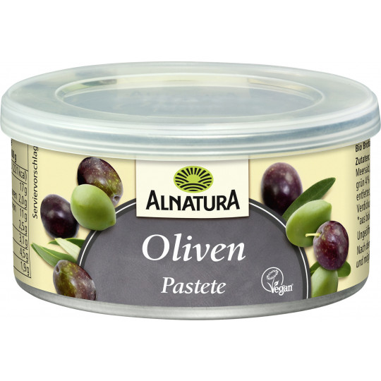 Alnatura Bio Pastete Olive 125G 