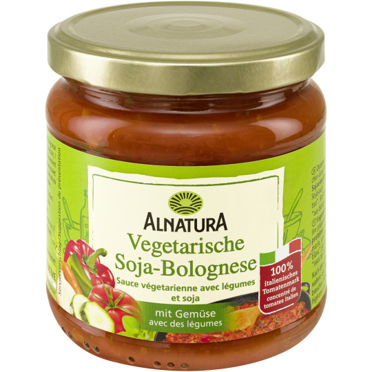 Alnatura Bio Vegetarische Soja Bolognese 350ML