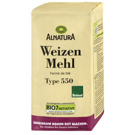 Alnatura Bio Weizenmehl Type 550 1KG 