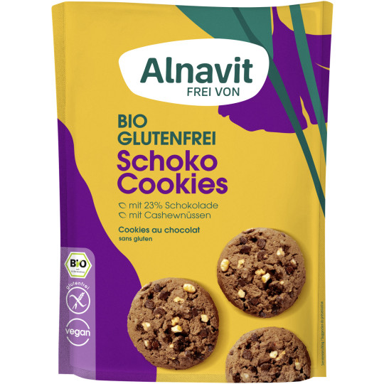 Alnavit Bio Schoko Cookies 125G 