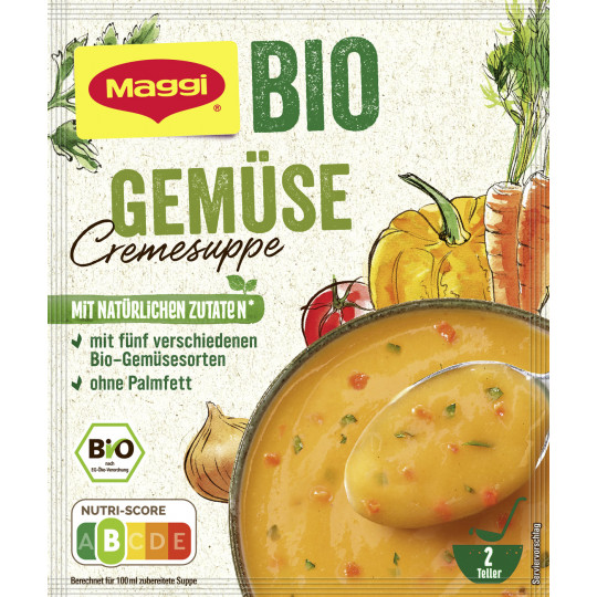 Maggi Bio Gemüse Cremesuppe ergibt 500ML 