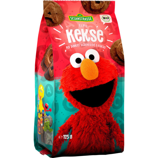 123 Sesamstrasse Bio Elmo Kakao-Keks 125G