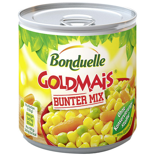 Bonduelle Goldmais Bunter Mix 400G 