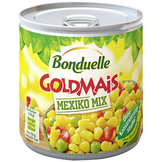 Bonduelle Goldmais Mexiko Mix 340G 