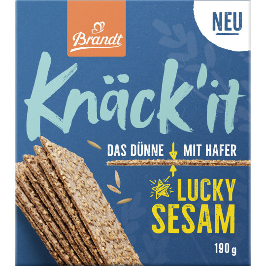 Brandt Knäck'it Lucky Sesam 190G 
