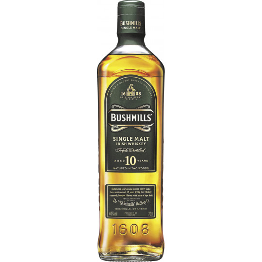 Bushmills 10 Jahre Single Malt Irish Whiskey 40% 700ml 