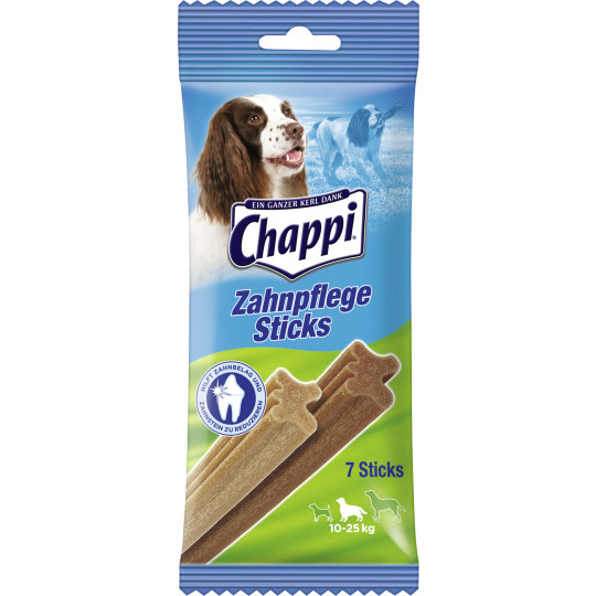 Chappi Zahnpflege-Sticks für mittelgrosse Hunde 7ST 175G