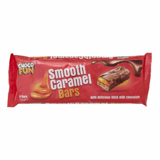 Ludwig's Choco Fun Smooth Caramel Bars 216G 