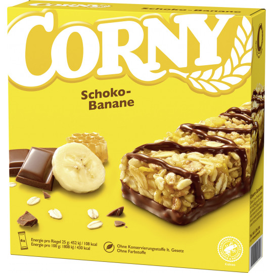 Corny Schoko-Banane Riegel 6ST 150G 