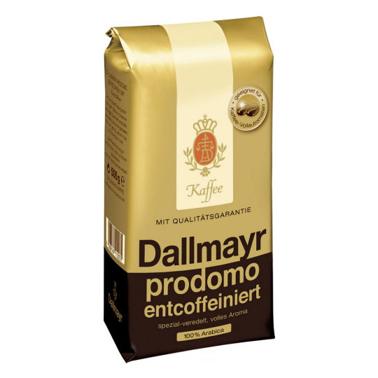 Dallmayr Prodomo entkoffeiniert ganze Bohnen 500G 