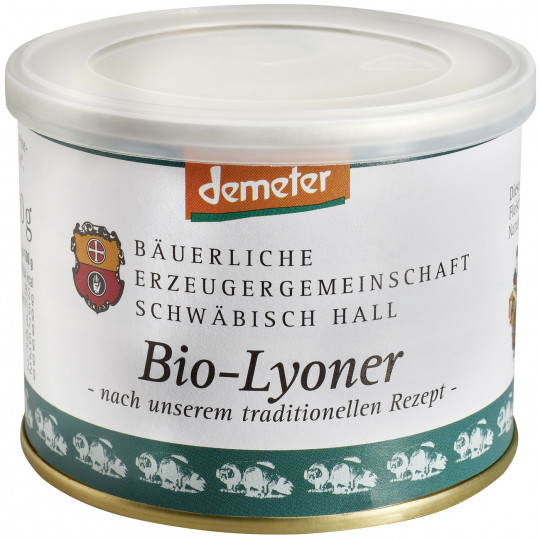 Bäuerliche Erzeugergemeinschaft Schwäbisch Hall Demeter Bio-Lyoner 200G 
