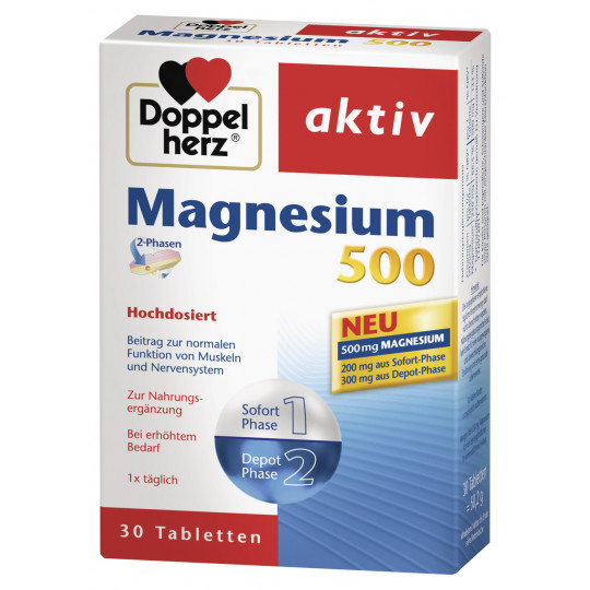 Doppelherz Magnesium 500 30Tabletten 50,2g 