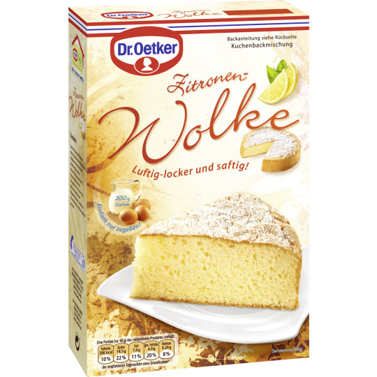 Dr.Oetker Backmischung Zitronen-Wolke 430G