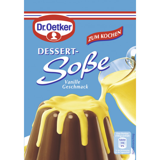 Dr.Oetker Dessert Soße mit Vanille-Geschmack zum Kochen 3x 17G 
