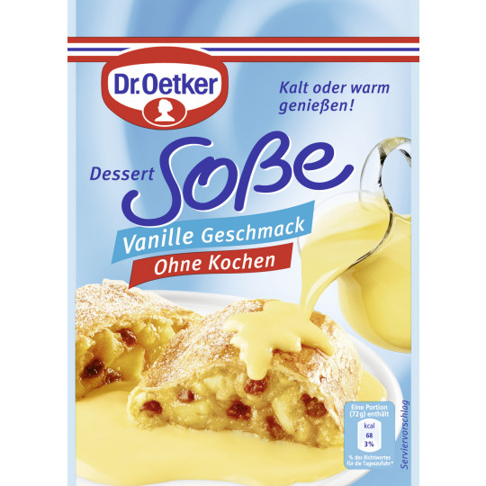 Dr.Oetker Dessert Soße Vanille ohne Kochen 39G 
