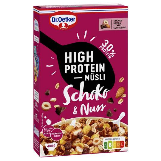 Dr.Oetker High Protein Müsli Schoko & Nuss 400G
