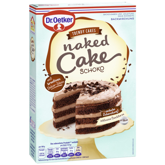 Dr.Oetker Naked Cake Schoko 300G