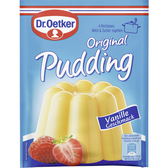Dr.Oetker Original Pudding Vanille Geschmack 4x 37G 