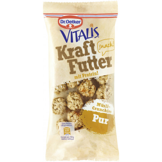 Dr.Oetker Vitalis Kraftfutter mit Protein Pur 45g 