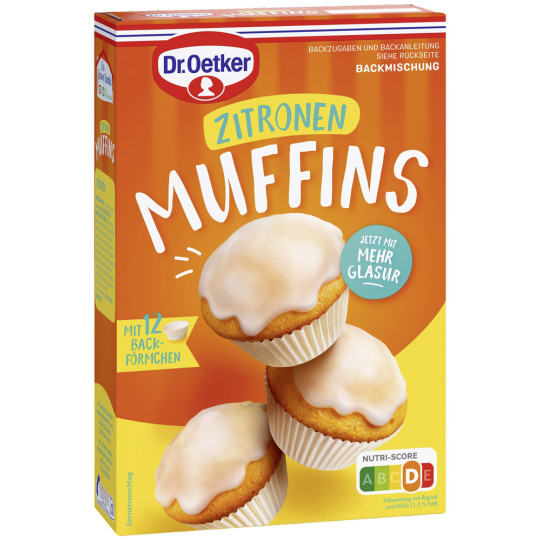 Dr.Oetker Zitronen Muffins 455G