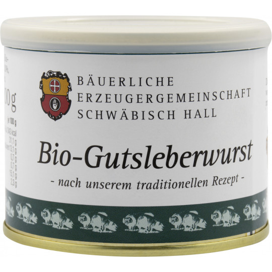 Bäuerliche Erzeugergemeinschaft Schwäbisch Hall Bio-Gutsleberwurst 200G 