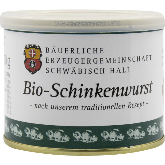 Bäuerliche Erzeugergemeinschaft Schwäbisch Hall Bio-Schinkenwurst 200G 