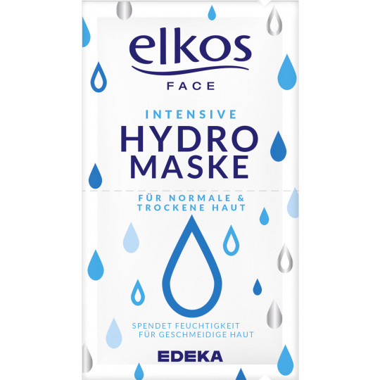 EDEKA elkos FACE Hydro Maske 2x 8ML 