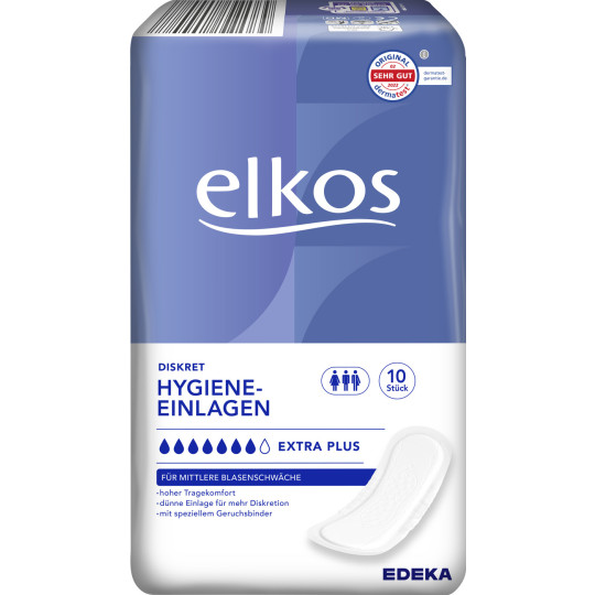 elkos Hygiene-Einlagen Extra Plus 10ST 