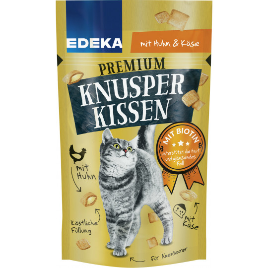 EDEKA Knusper Kissen Huhn & Käse 60G 