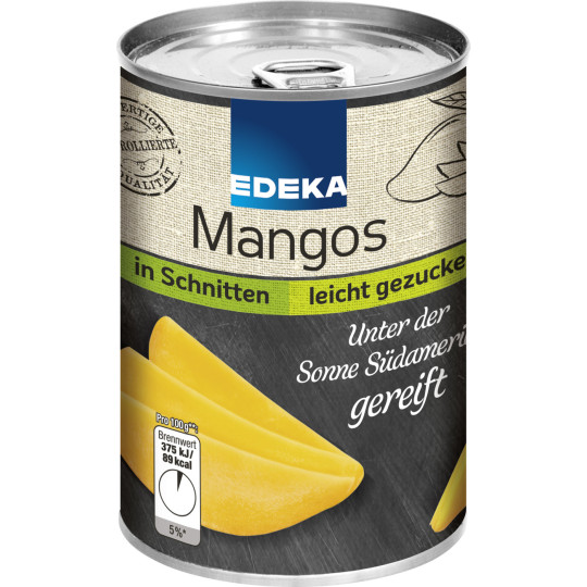 EDEKA Mangos in Schnitten leicht gezuckert 425G 