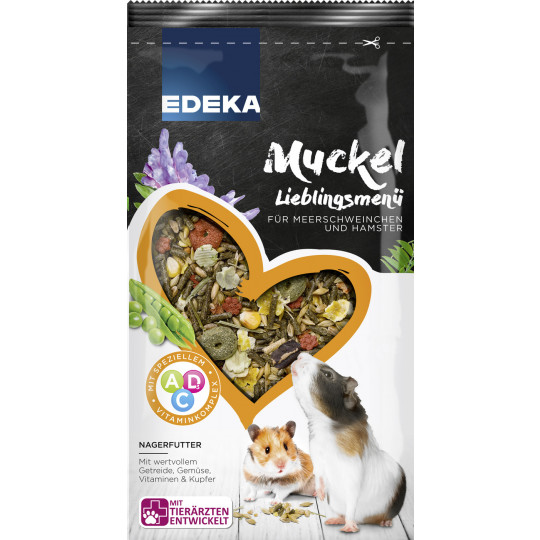 EDEKA Muckel Lieblingsmenü für Meerschweinchen und Hamster 1KG 