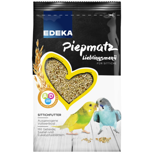EDEKA Piepmatz Lieblingsmenü für Sittiche 500G