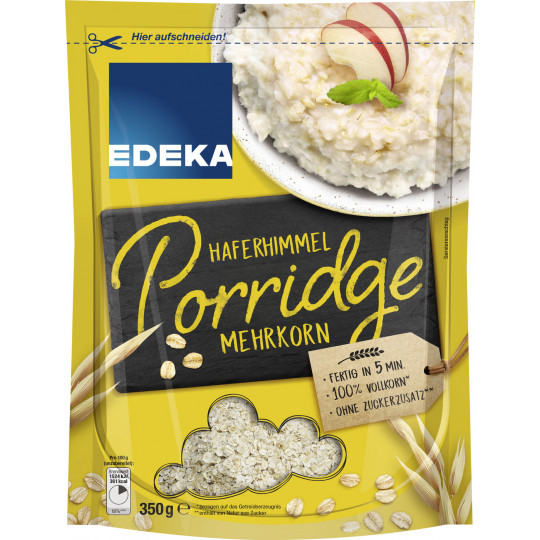 EDEKA Haferhimmel Porridge Mehrkorn 350G 