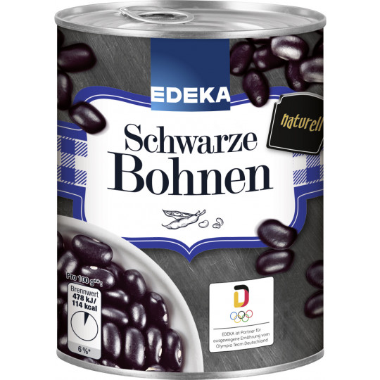 EDEKA Schwarze Bohnen 400G 
