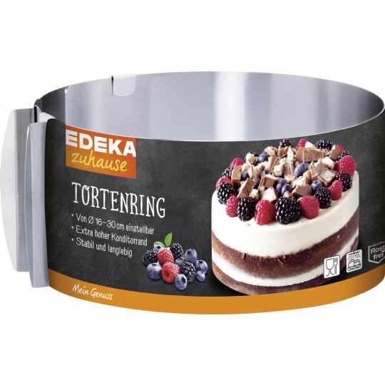 EDEKA zuhause Tortenring Metall 9cm