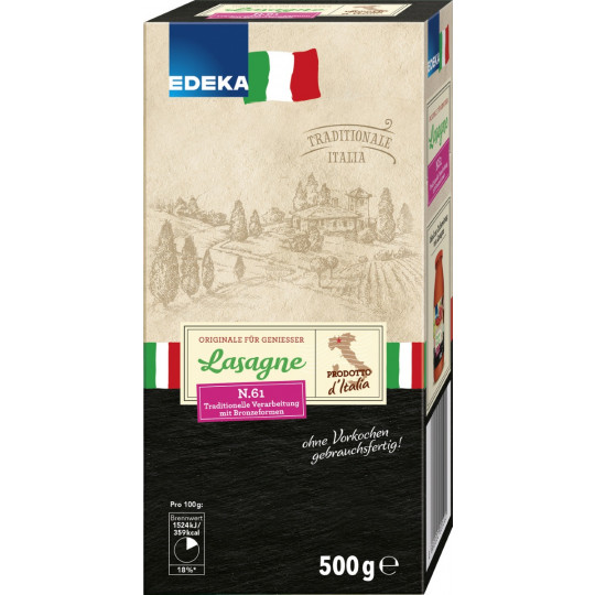 EDEKA Italia Nudeln Lasagne 500G 
