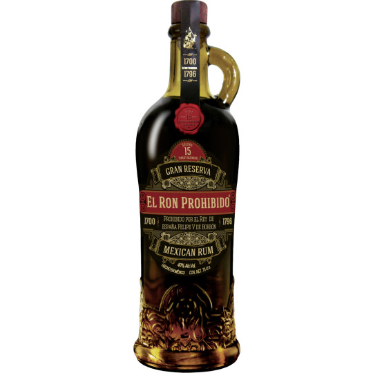 El Ron Prohibido Rum 15 Jahre 40% 0,7L 