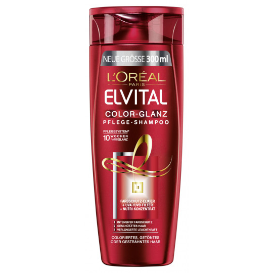 L'Oreal Elvital Color-Glanz Shampoo 0,3 ltr 